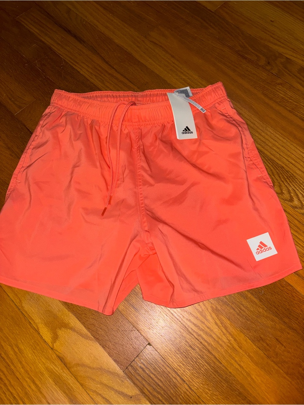 adidas Men’s Coral/Salmon Swim Trunks